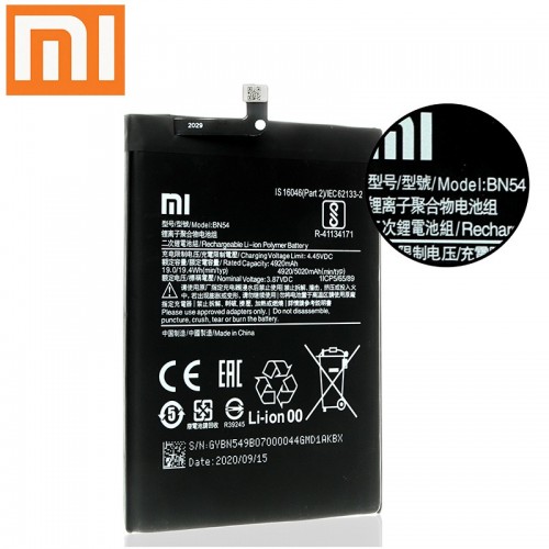 Bateria Xiaomi Note 9 Original Importada 